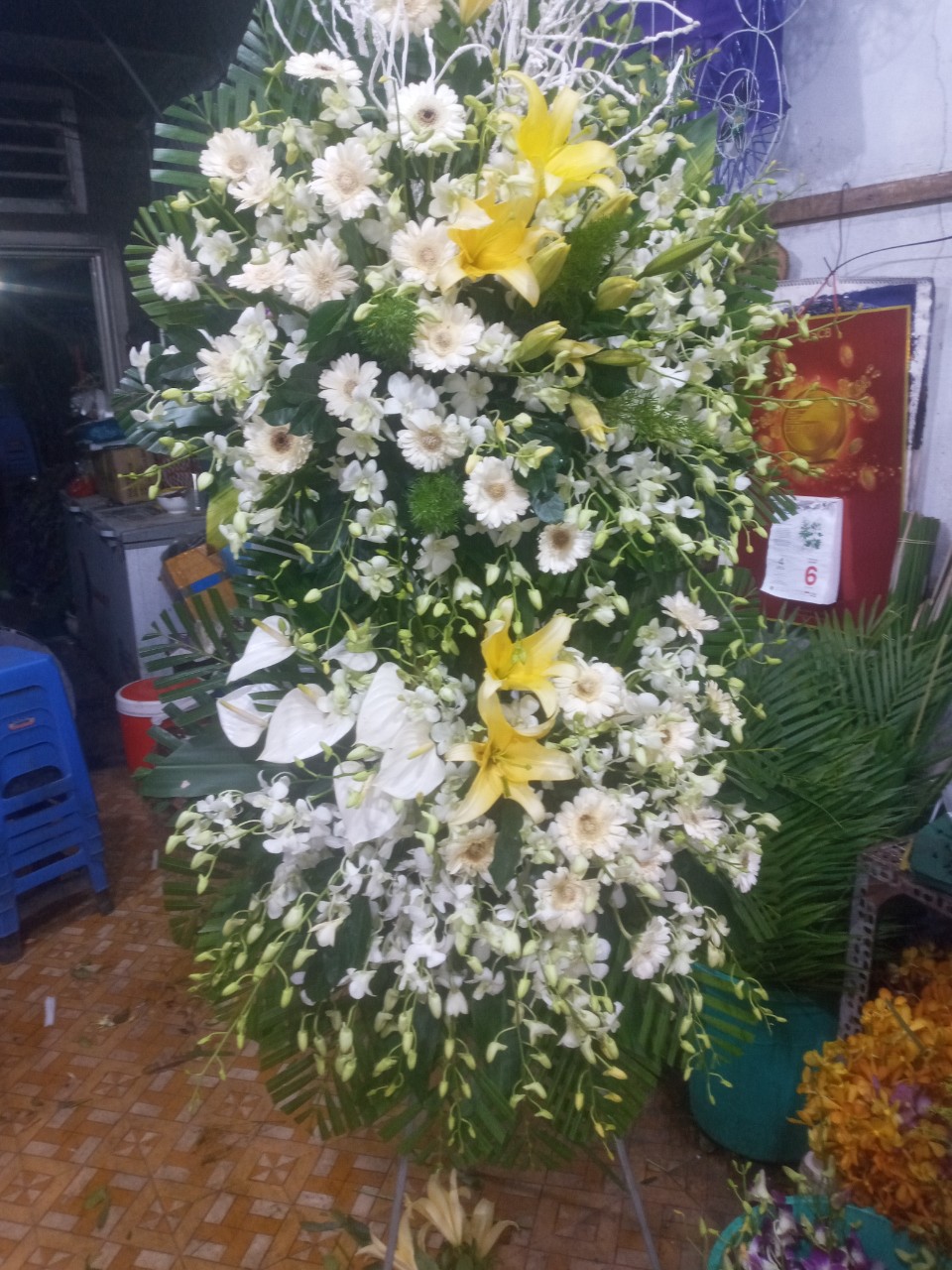 Hoa chia buồn mẫu 4